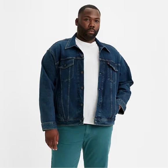 NEW LEVI’S TRUCKER JEAN JACKET (BIG) SIZE 4X - Picture 2 of 14